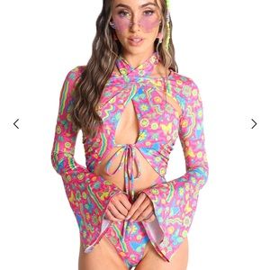 iheartraves bodysuit (kandi girl dreamz)